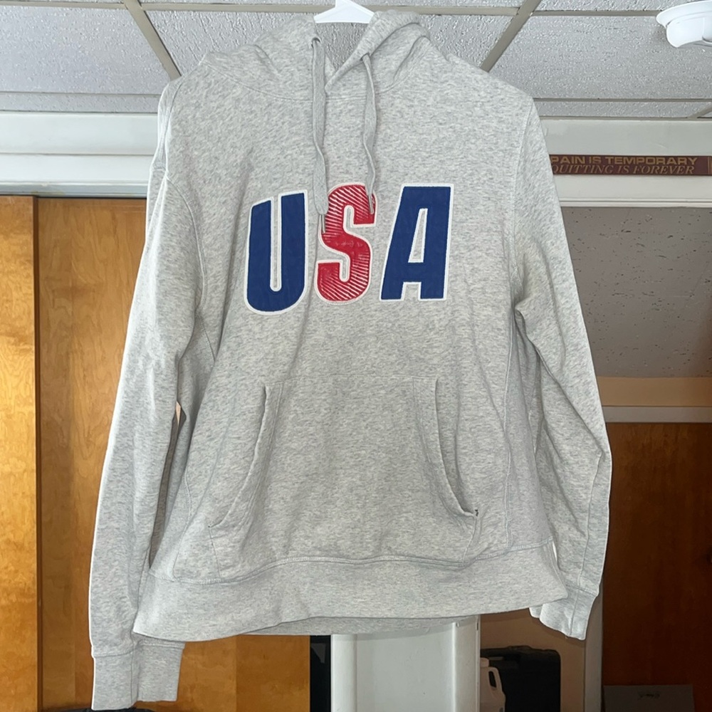Grey H&M USA Hoodie Men’s Size Large